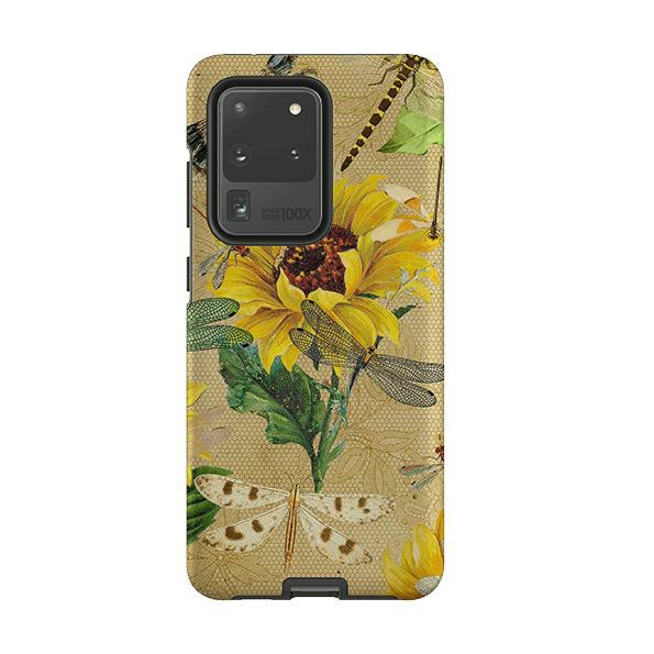 Samsung Tough Case – Dragonflies And Sunflowers Phone Cases