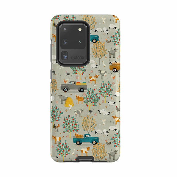 Samsung Tough Case – Farm Life Grey By Katherine Quinn Phone Cases