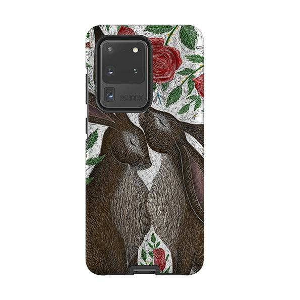 Samsung Tough Case – Hares And Red Roses By Catherine Rowe Phone Cases