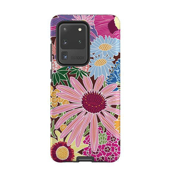 Samsung Tough Case – Jigsaw Floral 1 By Kate Heiss Phone Cases