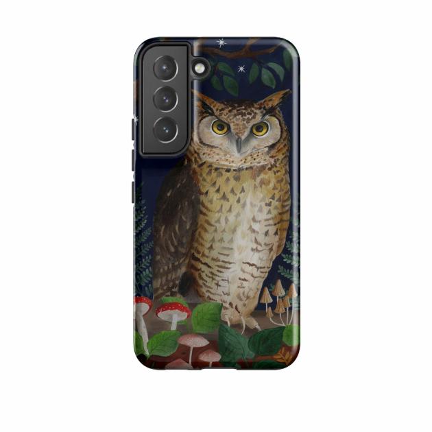 Samsung Tough Case – Mushroom Owl By Bex Parkin Phone Cases