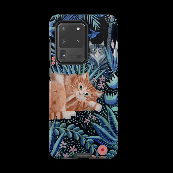 Samsung Tough Case – Night Cats By Mary Stubberfield Phone Cases