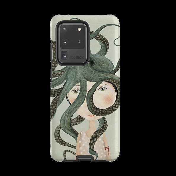 Samsung Tough Case – Octopus Girl By Katherine Quinn Phone Cases