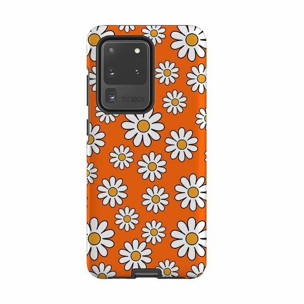 Samsung Tough Case – Orange Daises Phone Cases