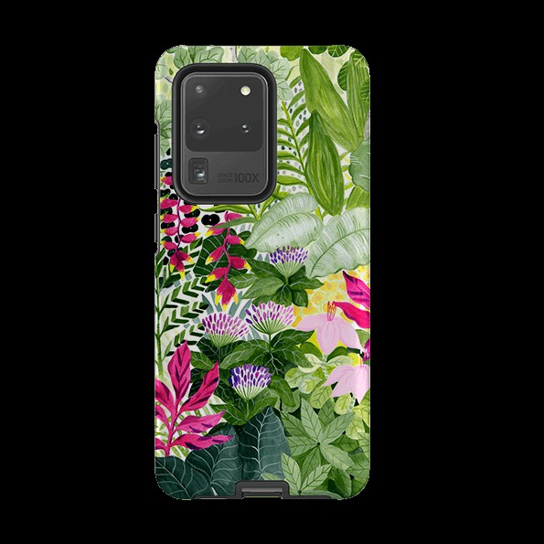 Samsung Tough Case – Pink Botanical By Bex Parkin Phone Cases