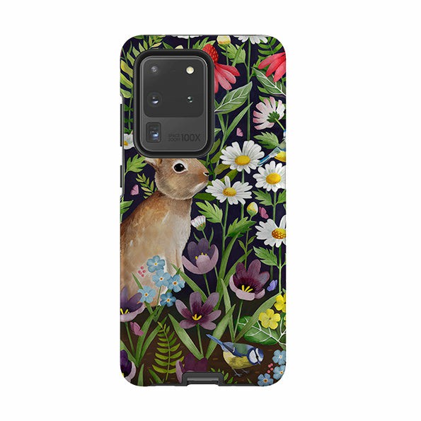 Samsung Tough Case – Rabbit And Wildflowers By Bex Parkin Phone Cases