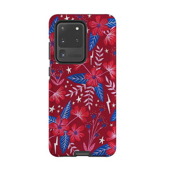 Samsung Tough Case – Red Moon Garden By Lee Foster Wilson Phone Cases