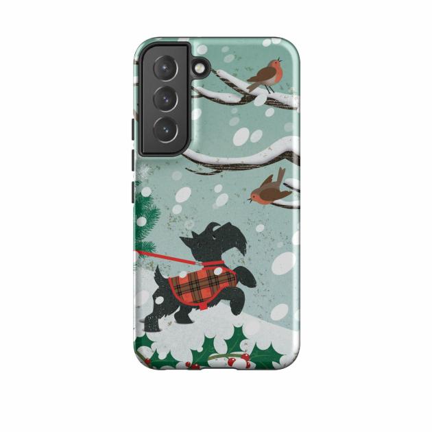 Samsung Tough Case – Scottie In Snow By Liane Payne Phone Cases