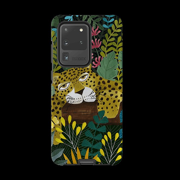 Samsung Tough Case – Sleepy Leopard By Bex Parkin Phone Cases