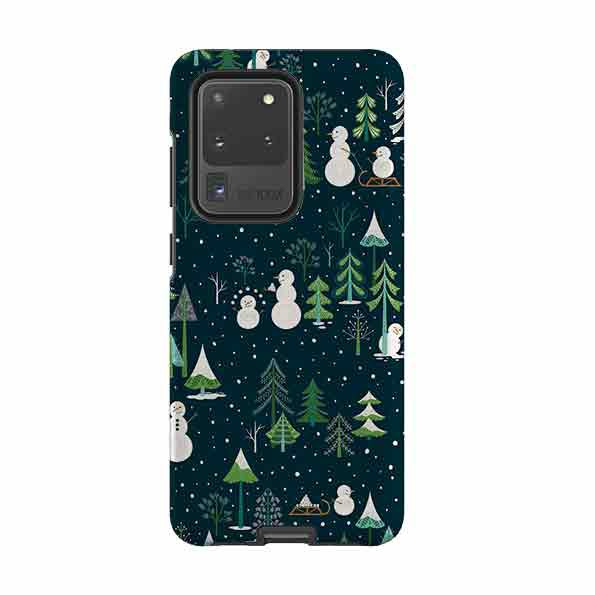 Samsung Tough Case – Snowman Playground By Jenny Zemanek Phone Cases