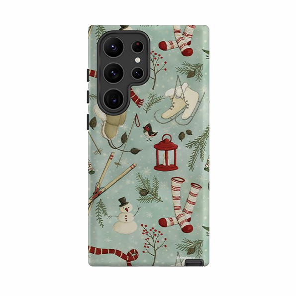 Samsung Tough Case – Winter Pattern By Maja Lindberg Phone Cases