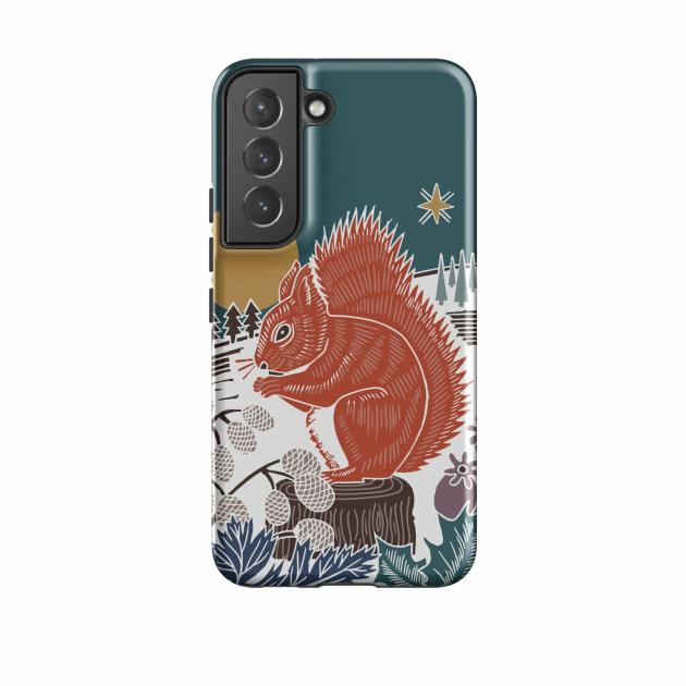 Samsung Tough Case – Winter Squirrel By Kate Heiss Phone Cases