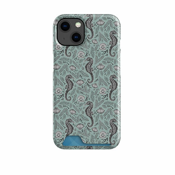 Sea Horse Case And Card Case By Catherine Rowe Case + Card