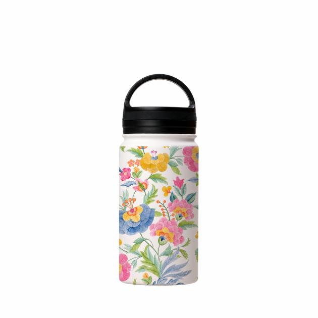 Summer Blossom Insulated Stainless Steel Water Bottle Around The House