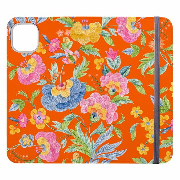 Summer Blossom Orange Wallet Case Iphone Cases