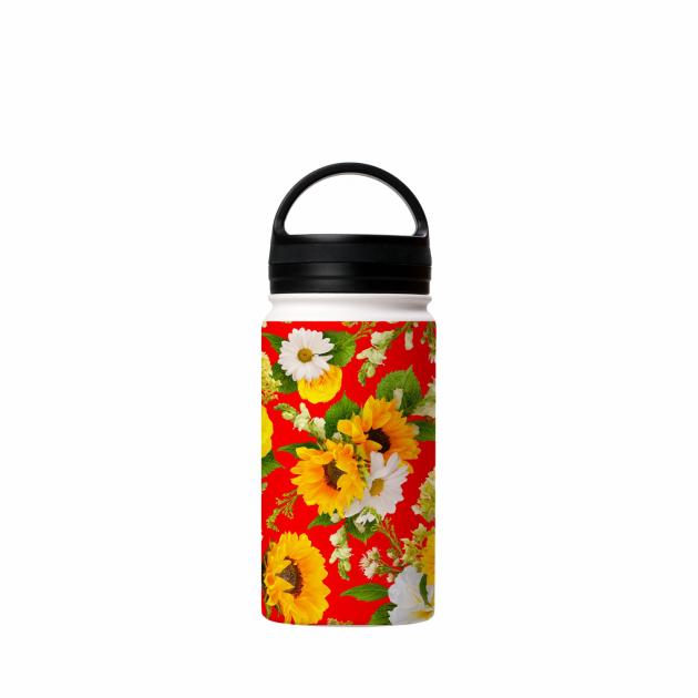 Sunlife Red Insulated Stainless Steel Water Bottle Around The House