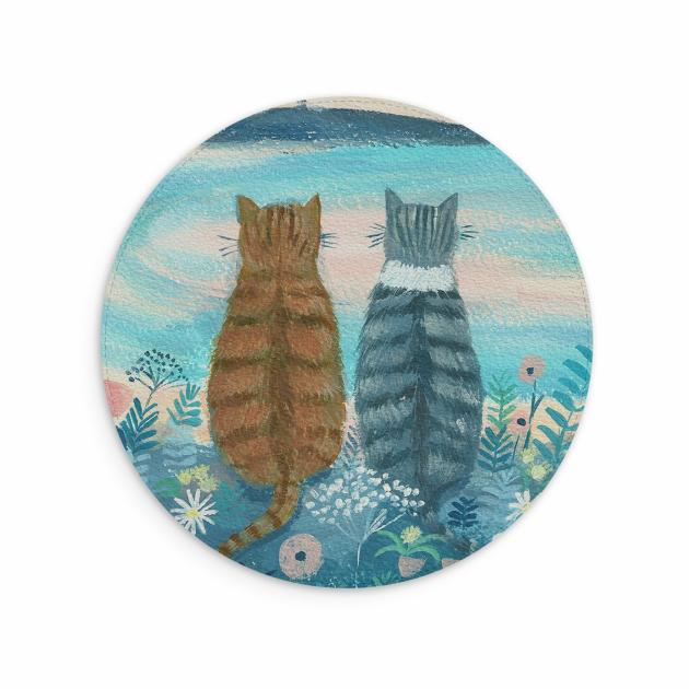 Sunset Cats 2 Mouse Mat By Mary Stubberfield Lifestyle & Travel