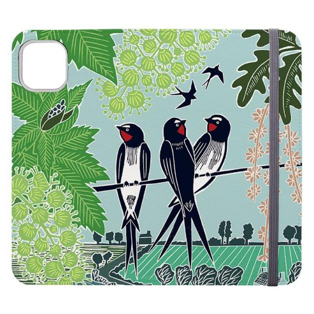 Swallows By Kate Heiss Iphone Cases