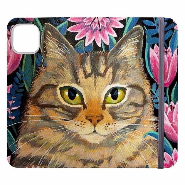 Tabby Cat Wallet Case By Mary Stubberfield Iphone Cases