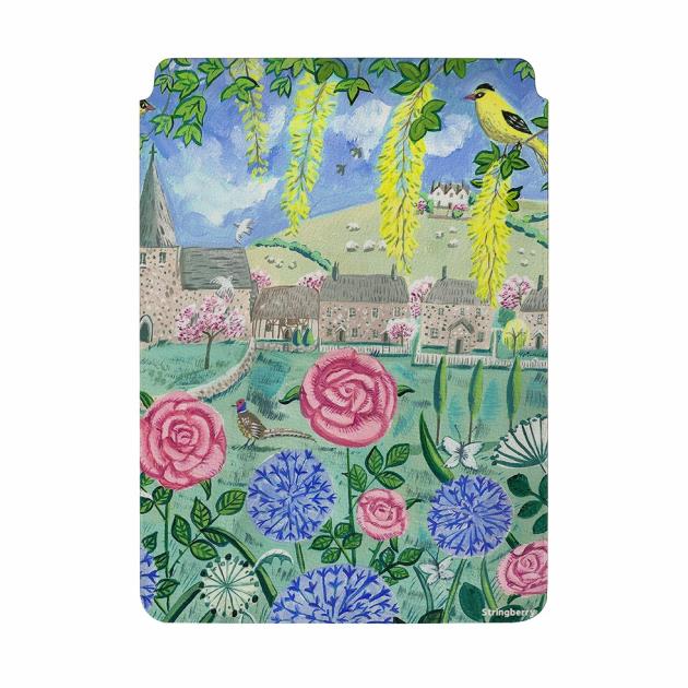 Village Floral By Mary Stubberfield Laptop, Kindle & Ipad Sleeve Laptop, Kindle & Ipad Sleeves