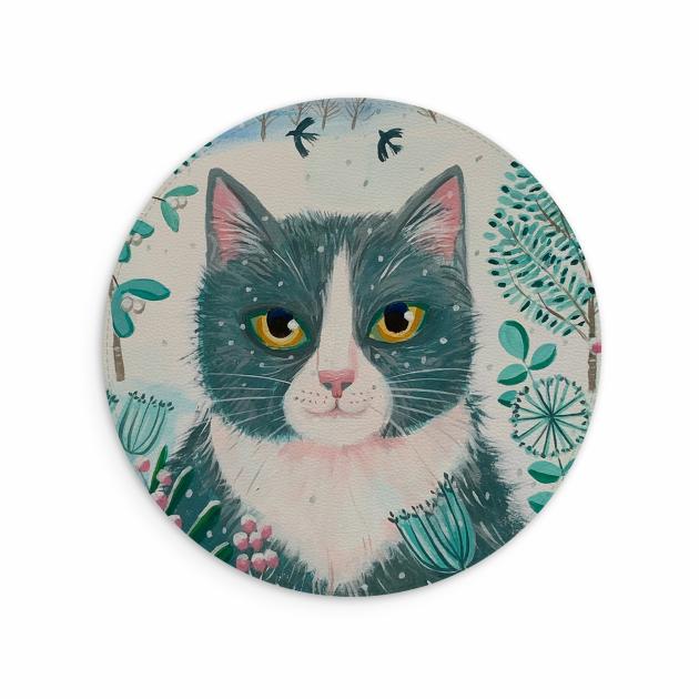 Xmas Cat Mouse Mat By Mary Stubberfield Lifestyle & Travel