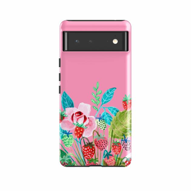 Google Tough Case – Pink Colour Floral By Caroline Bonne Muller Google Cases