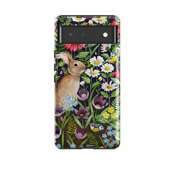 Google Tough Case – Rabbit And Wildflowers By Bex Parkin Google Cases