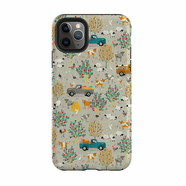 Iphone Tough Case – Farm Life Grey By Katherine Quinn Iphone Cases