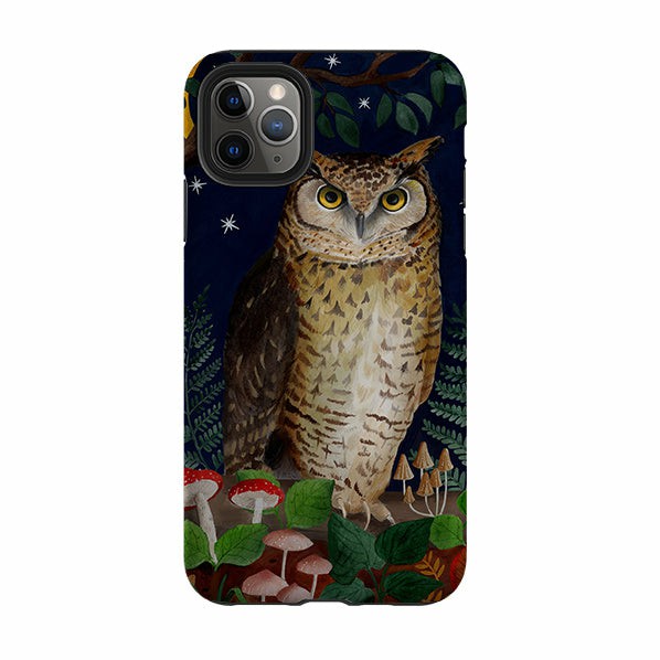 Iphone Tough Case – Mushroom Owl By Bex Parkin Iphone Cases