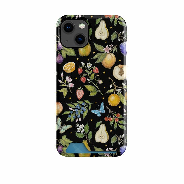 Black Fruits Case And Card Case By Catherine Rowe Case + Card