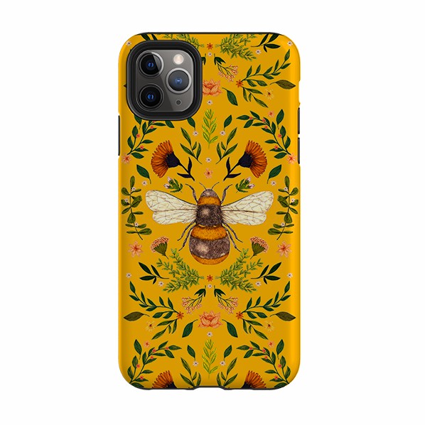 Iphone Tough Case - Botanical Bee Honey By Jade Mosinski