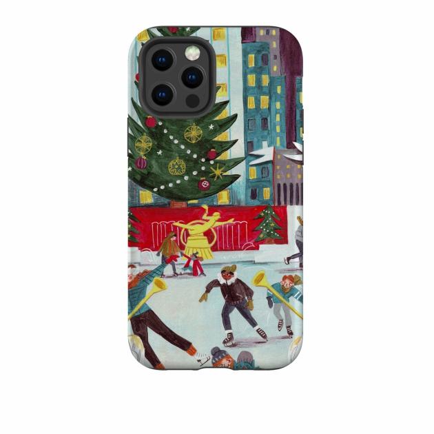 Iphone Tough Case – Xmas In New York By Caroline Bonne Muller Iphone Cases