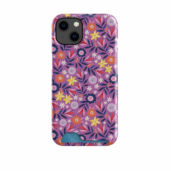 Scattered Flowers I By Ali Brookes Case And Card Case Case + Card