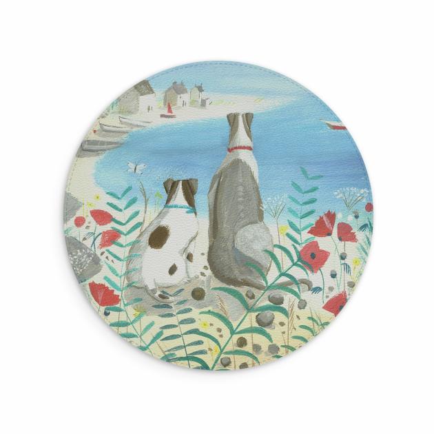 Beach Dogs Mouse Mat By Mary Stubberfield Lifestyle & Travel