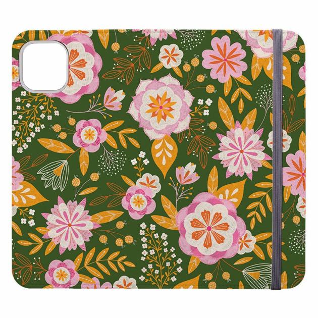 Big Bold Blooms Green By Jenny Zemanek Iphone Cases