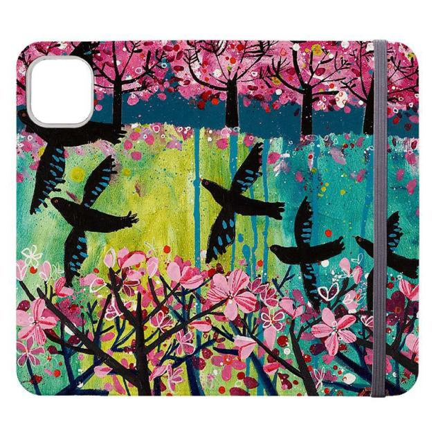 Black Birds By Claire West Iphone Cases