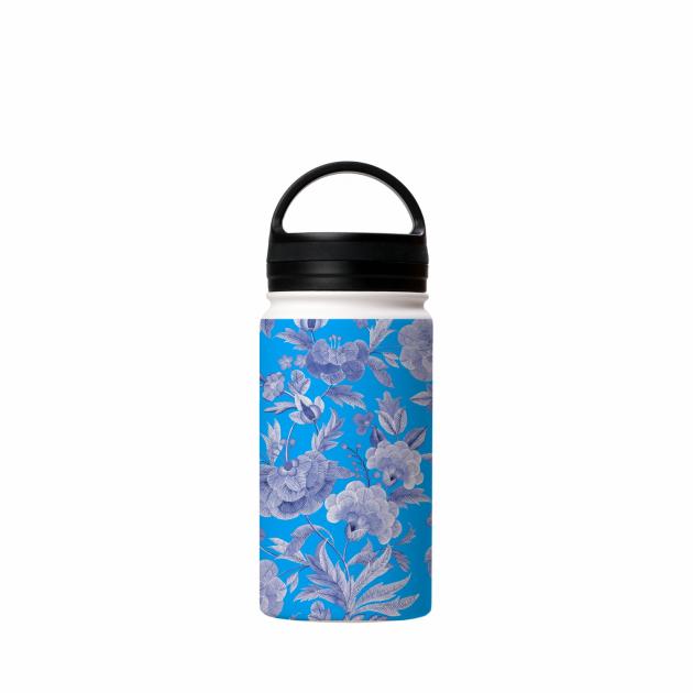 Blue Tapestry Light Blue Insulated Stainless Steel Water Bottle Around The House