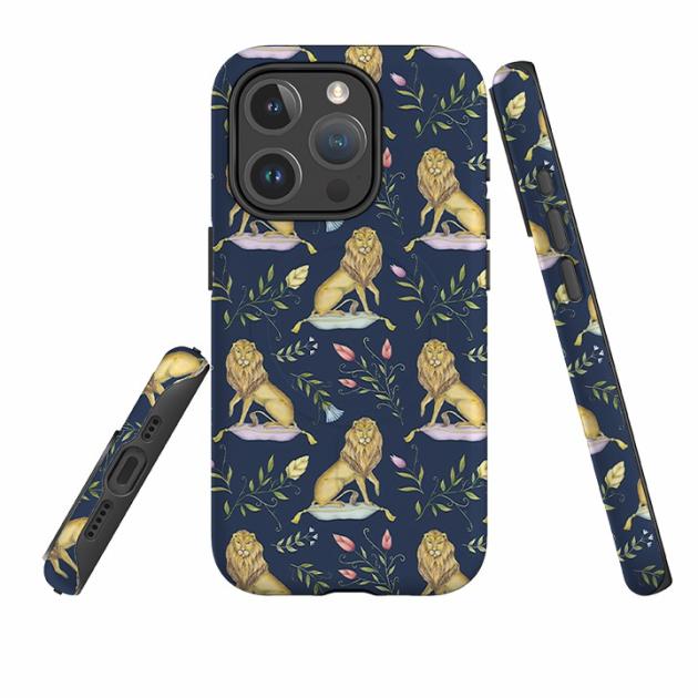 Iphone Magsafe Tough Case – Leo Et Flores Navy By Catherine Rowe Iphone Cases