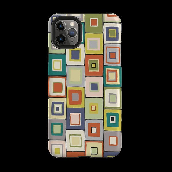 Iphone Tough Case – Atelier Blanket Squares Urbane By Sarah Campbell Iphone Cases