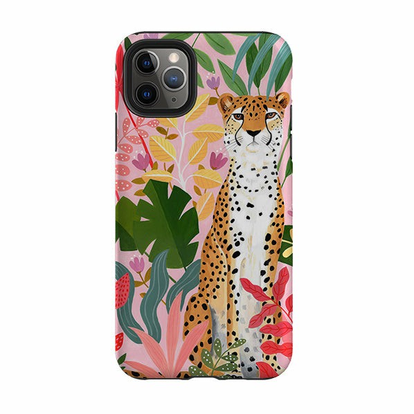 Iphone Tough Case – Cheetah Jungle By Bex Parkin Iphone Cases