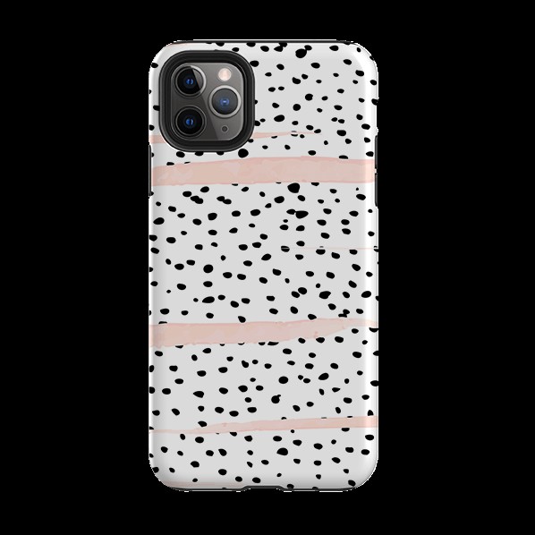 Iphone Tough Case – Dots And Blush Iphone Cases