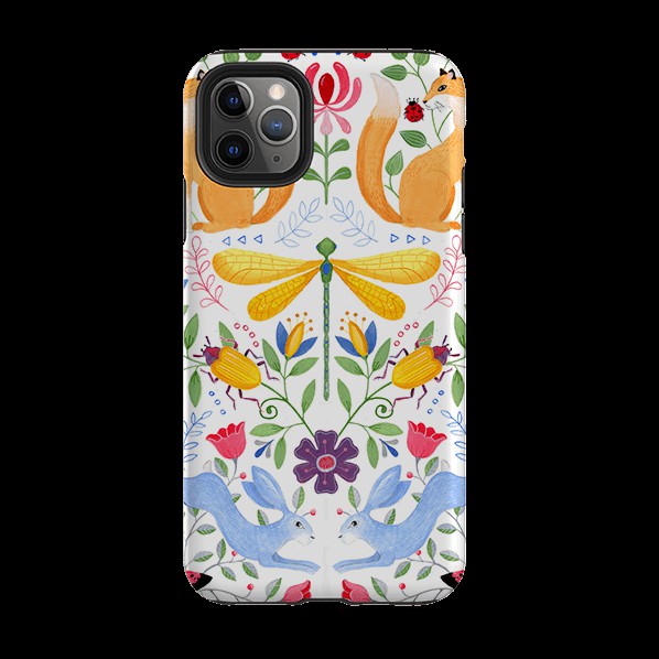 Iphone Tough Case – Folk Garden By Bex Parkin Iphone Cases