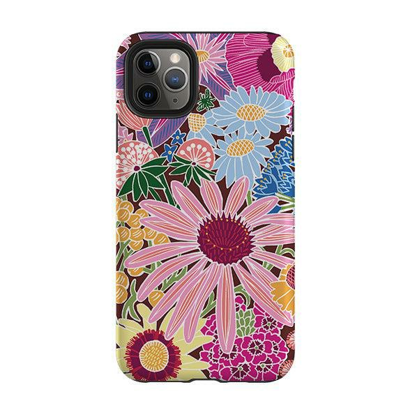 Iphone Tough Case – Jigsaw Floral 1 By Kate Heiss Iphone Cases