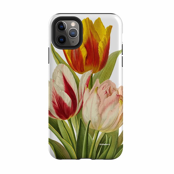 Iphone Tough Case – With Tulips Iphone Cases