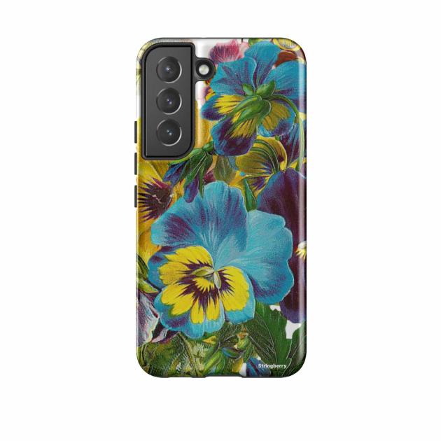 Samsung Tough Case – Blue Garden Phone Cases