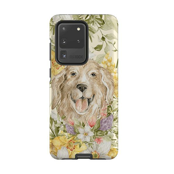 Samsung Tough Case – Floral Dog Phone Cases