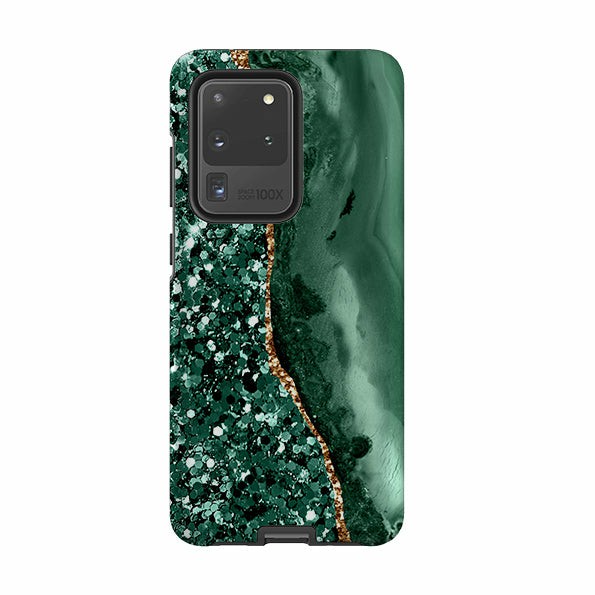 Samsung Tough Case – Green Shade (Case Does Not Glitter) Phone Cases