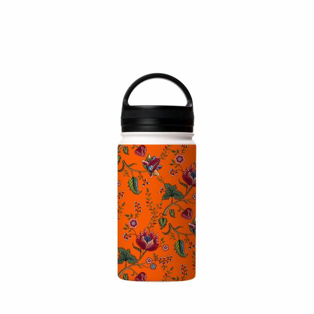 Skelton Orange Insulated Stainless Steel Water Bottle Around The House