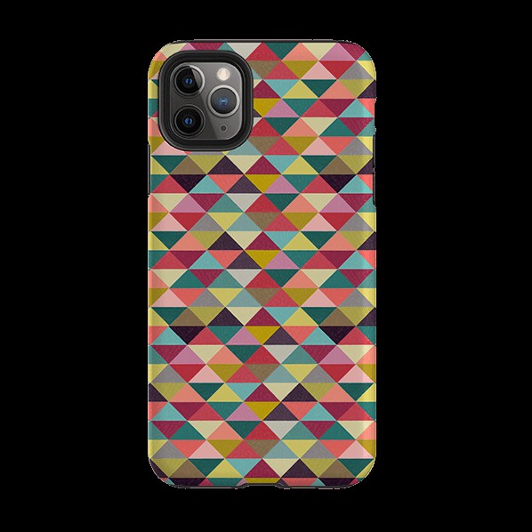 Iphone Tough Case – Triangle Geometric By Suzy Taylor Iphone Cases