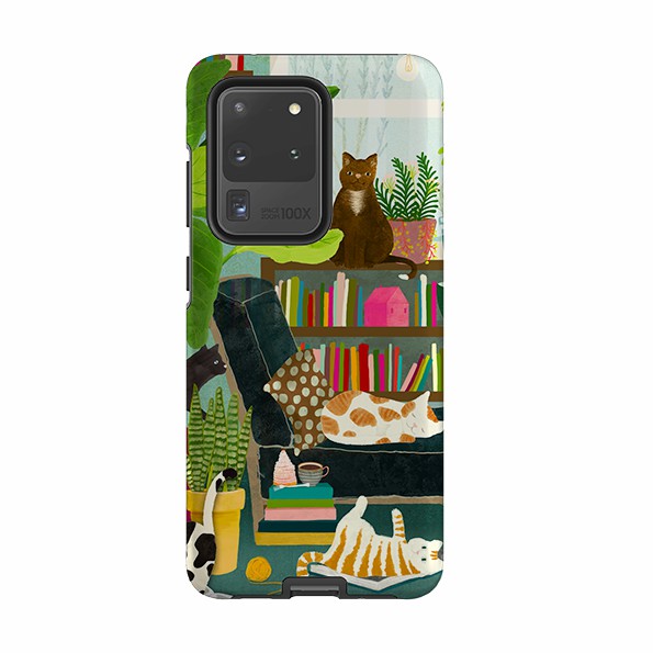 Samsung Tough Case – Cat Library By Katherine Quinn Phone Cases